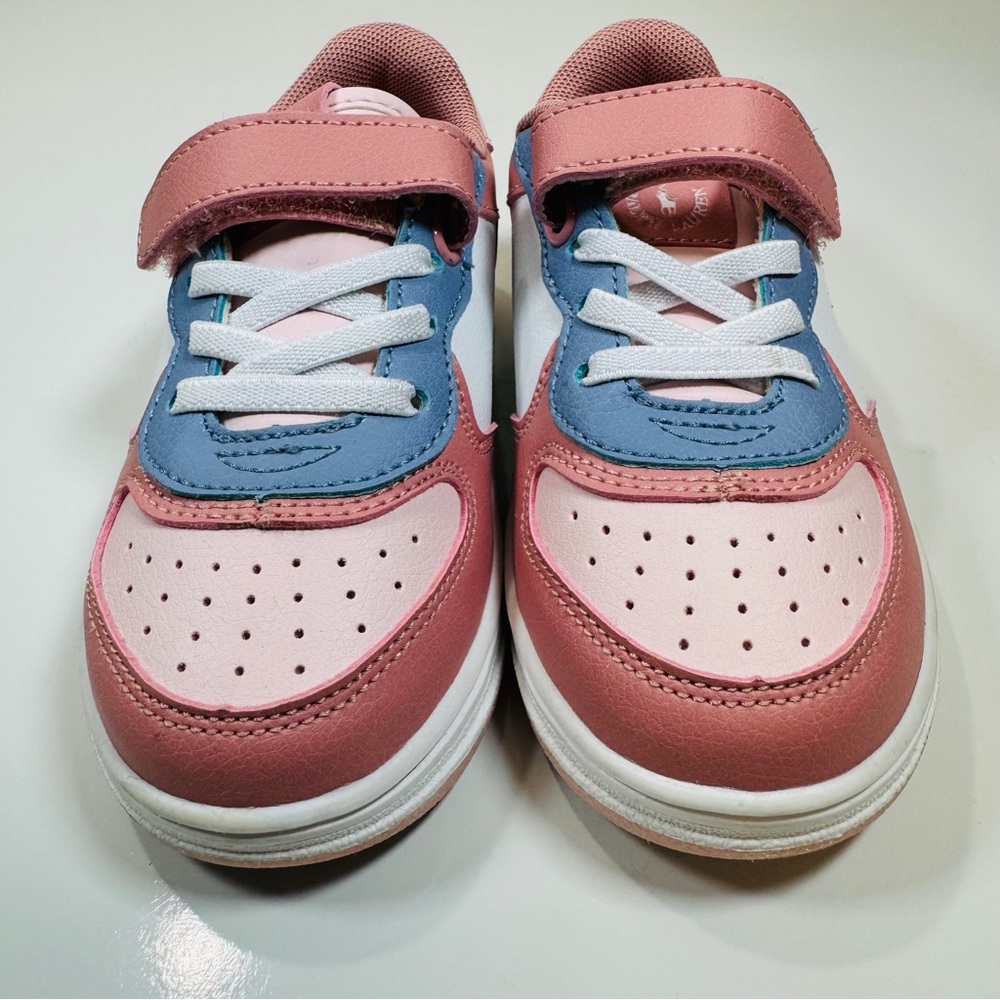 Polo Ralph Lauren Toddler Girls Masters Court Fastening Strap Casual Sneakers - Picture 11 of 11